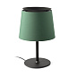 20305-84 SAVOY BLACK TABLE LAMP GREEN LAMPSHADE настольная лампа Faro barcelona — фото 2