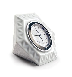 Настольные фарфоровые часы с японским орнаментом Frame Lladro, шестигранные 01009288