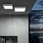 8328 Linea Light Tara Q AP PL LED M современный квадратный потолочный светильник белый — фото 2