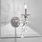 Kolarz PISANI CRYSTAL 1301.61.5.SpT настенный светильник хром ширина 14cm высота 40cm 1 лампа e14 — фото 1