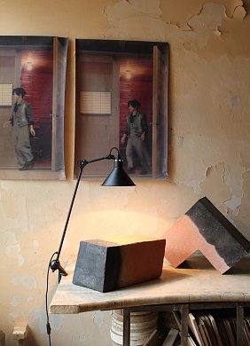 Настольная лампа Lampe Gras N°201 DCW éditions, на струбцине