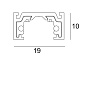 27011 0050 B Delta Light FINTO SL19 - ПРОФИЛЬ 2м Потолочный светильник — фото 1