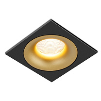 Потолочные светодиодные светильники Led technology CITY X 11.30 W FW NO DIM золотой + черный