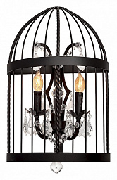 LOFT1891W Loft It Vintage birdcage настенное бра в виде клетки с декоративной лампой