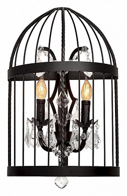 LOFT1891W Loft it Vintage birdcage бра, 40Вт, черный