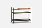 Tray Shelf Low Walnut Woud, полка — фото 2