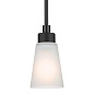 Erma 4.25" 1 Light Mini Pendant Black подвесной светильник 52444BK Kichler — фото 5
