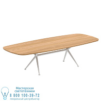 EXES СТОЛ 300X120CM АЛЮМИНИЕВЫЕ НОЖКИ БЕЛЫЙ - СТОЛ ИЗ ТИКА Royal Botania