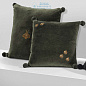 110349 Pillow Salgado green velvet 50 x 50 cm Eichholtz