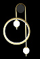Бра Crystal Lux RODRIGO AP20W LED BLACK/GOLD — фото 2
