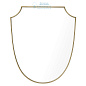 111586 Mirror Lola brushed brass finish Eichholtz