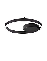 Triac Dimmable Sandy Black Metal, Aluminium & Acrylic LED 40 Watt 220-240Volt 3369Lm 3000K IP20 light up & down D: 40 H: 5 cm