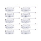 99996 Paulmann LED Recessed luminaire 10-piece set Swivelling круглый 82мм 70° 10x4,8Вт 10x450лм 230В 3000К Белый — фото 4