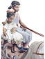 1001784 Lladro Black Legacy фарфоровая композиция с повозкой и лошадьми — фото 2