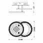 10214/2LED Escada Mira накладной светильник 15W 1981lm 3000, 4000, 6000K — фото 5
