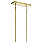 Everett 42" 5 Light Linear Chandelier Natural Brass люстра 52379NBR Kichler — фото 10
