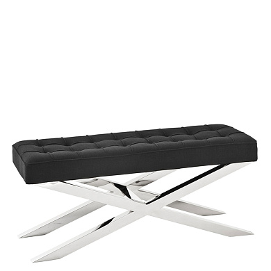 109353 Bench Beekman panama black стенд Eichholtz