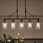 Everett 42" 5 Light Linear Chandelier in Black люстра 52379BK Kichler — фото 2