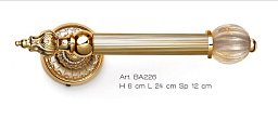 BA226/ORO24K Il Paralume Marina Pietre Di Luna настенный держатель для полотенца с рельефными наконечниками
