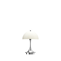 Panthella 160 Portable Lamp / Хром Опаловый Бежевый