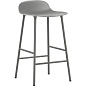 602775 Normann Copenhagen Form Барный стул на стальной основе, 65 см, серый — фото 1