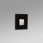 70273N Faro DART SQ Black recessed lamp 3000K  матовый черный