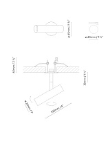ANVIL SPOT SLIM CR 38° BLACK; ANVIL SPOT SLIM CR 38° WHITE F 0,4; ANVIL SPOT SLIM CR 38° GOLD; ANVIL SPOT SLIM CR 60° BLACK; ANVIL SPOT SLIM CR 60° WHITE F 0,4; ANVIL SPOT SLIM CR 60° GOLD