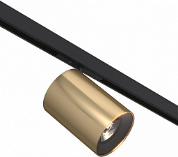 ST671.346.09 ST-Luce Super5 трековый спот с поворотной головкой в матовом латунном исполнении для магнитного трека 48V