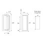 Уличный настенный светильник Ice Cubic rectangular Moretti Luce 3413 — фото 11