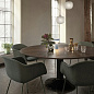 32814 Muuto Midst Обеденный стол Ø160 см, темный промасленный дуб / черный — фото 1