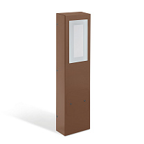 Уличный светильник-столбик Lombardo Kit 01 - Stile Next Post, 6 Вт, 720 лм, кортен