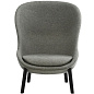 603860 Normann Copenhagen Hyg Кресло высокое, темно-серое / черный дуб — фото 1