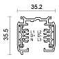 710503 Deko-Light Line 3-phase surface-mounted track черный — фото 2