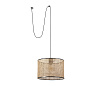 68604-49 MAMBO PENDANT LAMP WITH PLUG E27 ø450*200*ø450 RAT подвесной светильник Faro barcelona