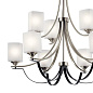 Tula 9 Light Chandelier Brushed Nickel люстра 52277NI Kichler