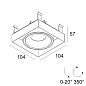 100009 9210 B-B Delta Light GRID Mini In Trimless 1 утопленный точечный светильник — фото 1