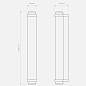 Настенный светильник Astro Lighting Burlington 600 Phase полированный хром — фото 9