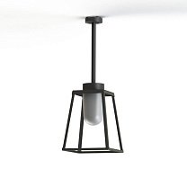 Lampiok 2 N° 1; Frosted glass E27 52W; Black grey