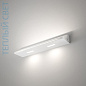 02810BBDHXXXX Elesi luce Quid AP L LED прямоугольное бра с двойным излучением белый — фото 1