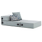 06047OB Kartell Trix Кушетка для улицы, Liberty Obi Check / Синий — фото 2