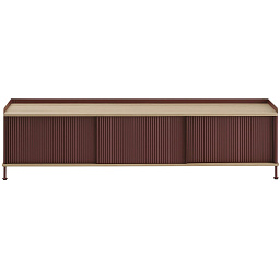 83706 Muuto Enfold буфет дуб темно красный 45x186 см