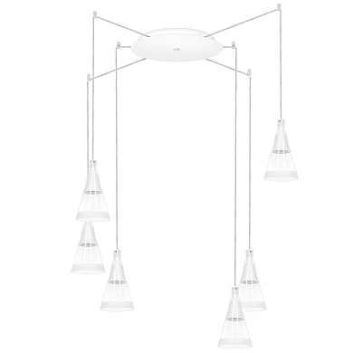 Подвесная люстра Lightstar Cone круглый 36Вт 6 плафонов