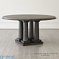 Titian Dining Table-Black Cerused Oak-60 Top Global Views стол