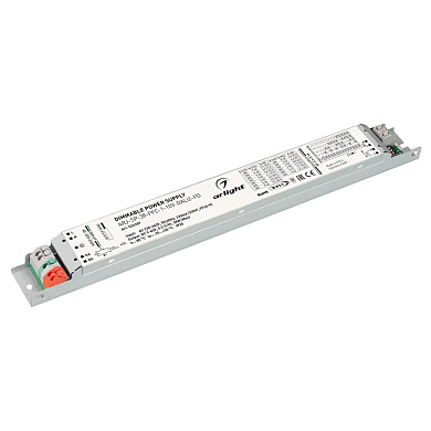 036287 Arlight LED драйвер ARJ-SP-38-PFC-1-10V-DALI2-PD (38W, 9-60V, 0.3-0.9A)