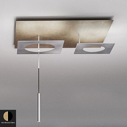 Petra Icone Потолочный светильник квадратный Black, Gold i-c-0385