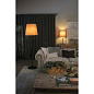 29847 STOOD BLACK FLOOR LAMP E27 + WOOD MAX 20W торшер Faro barcelona — фото 6