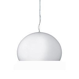 0905803 Kartell FL-Y подвесной светильник с белым полусферическим плафоном