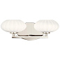 Pim 16" 2 Light Vanity Light with Satin Etched Cased Opal Glass Polished Nickel настенный светильник 55024PN Kichler — фото 4