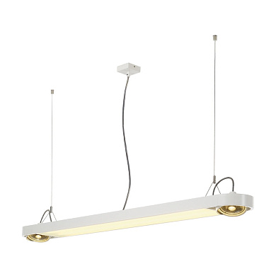 подвесной линейный светильник для двух ламп Т5