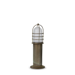1856 Moretti Luce Torcia садовый фонарь цилиндрической формы с решёткой и рассеянным потоком света